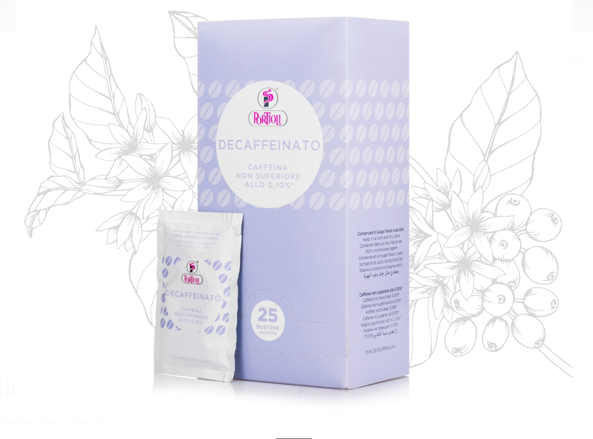 Portioli Decaffeinato Kaffeepads